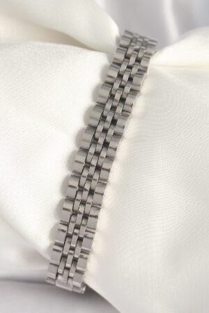 316L Çelik Gümüş Renk Zincir Model Erkek Bileklik