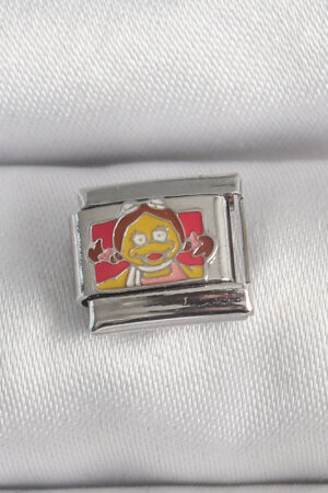 316L Çelik Gümüş Renk Renkli Çocuk İşlemeli Nomination Charm