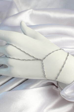 Pirinç Gümüş Renk Esnek Burgu Zincirli Şahmeran