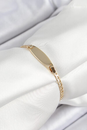 Pirinç Oval Model Gold Renk Xuping Bebek Künyesi