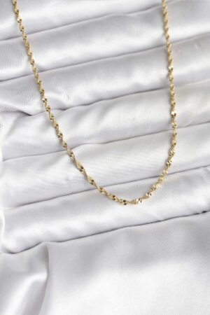 14K Gold Renk Kaplama Burgu Model CM Kadın Kolye