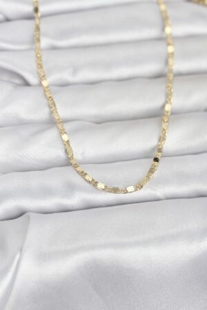 CM 14K Gold Renk Ezme Zincir 60 cm Kadın Kolye