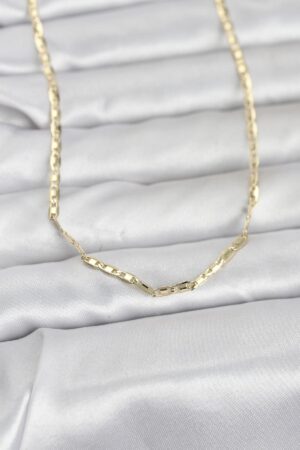 CM 14K Gold Renk Gemici Zincir Model 60 cm Kadın Kolye