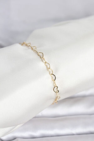 CM 14K Gold Renk Kalpli Zincir Model Kadın Bileklik